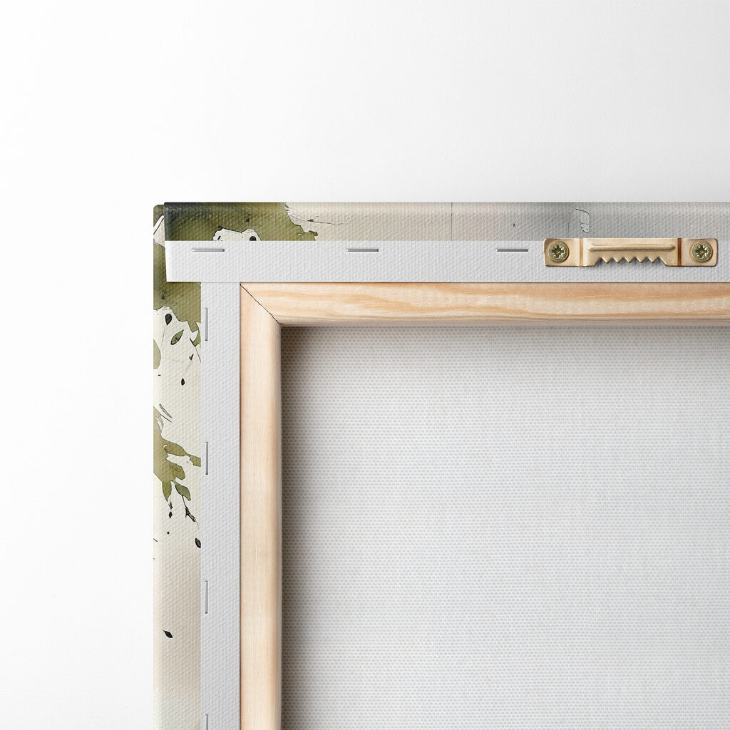 Painting of a building with trees and a street lamp Painting of a building with trees and a street lamp