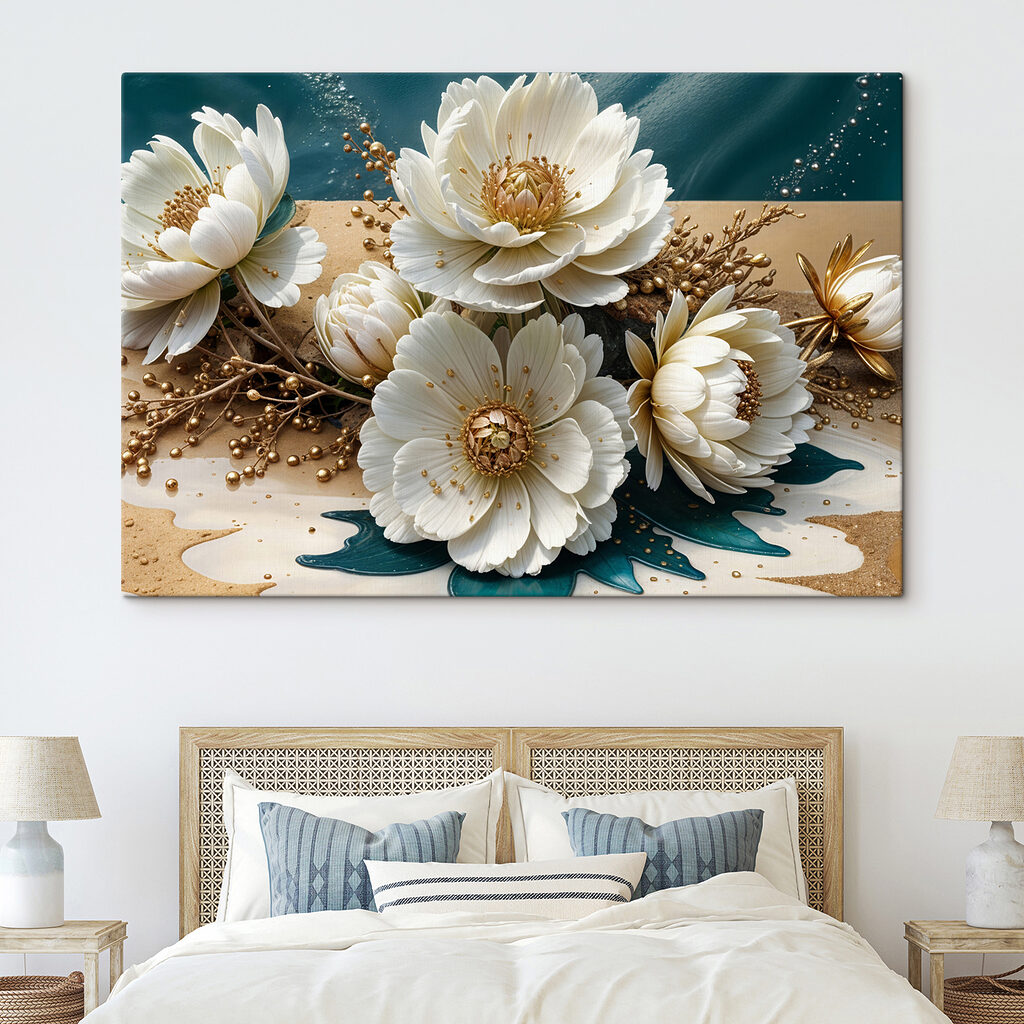 Group of white flowers