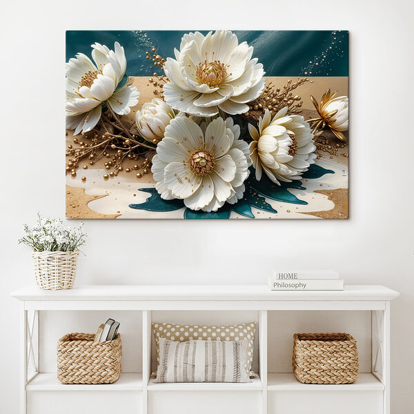 Group of white flowers