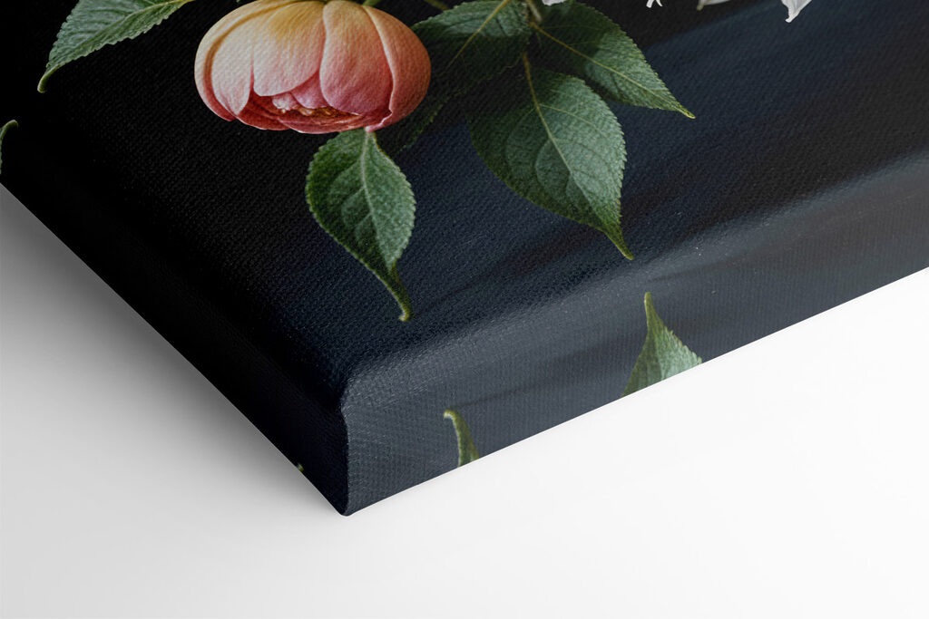 Vase of flowers with a cloudy sky Vase of flowers with a cloudy sky