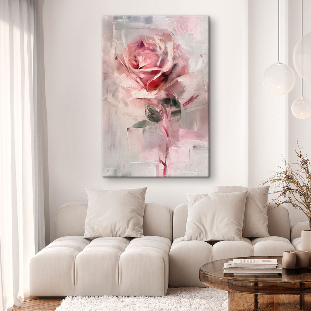 Delicate rose in soft hues Delicate rose in soft hues