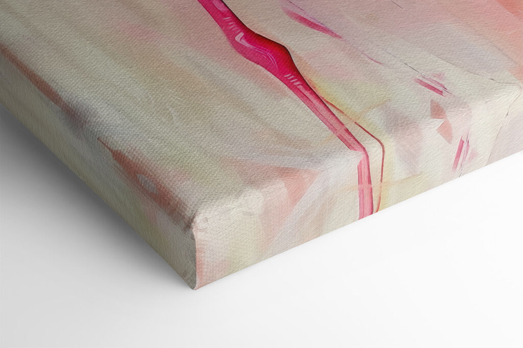 Pink flamingo with long legs Pink flamingo with long legs