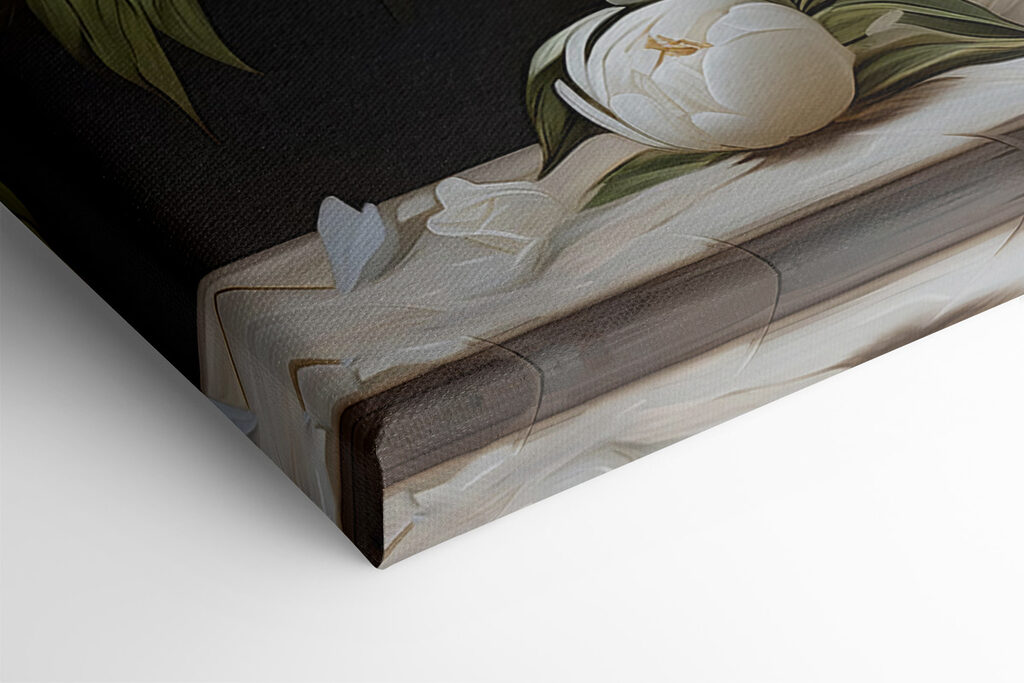 Painting of flowers in a vase Painting of flowers in a vase