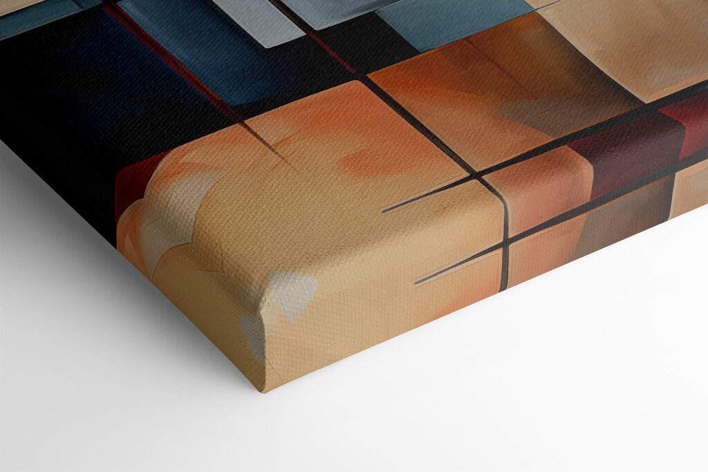 Painting of a colorful pattern Painting of a colorful pattern