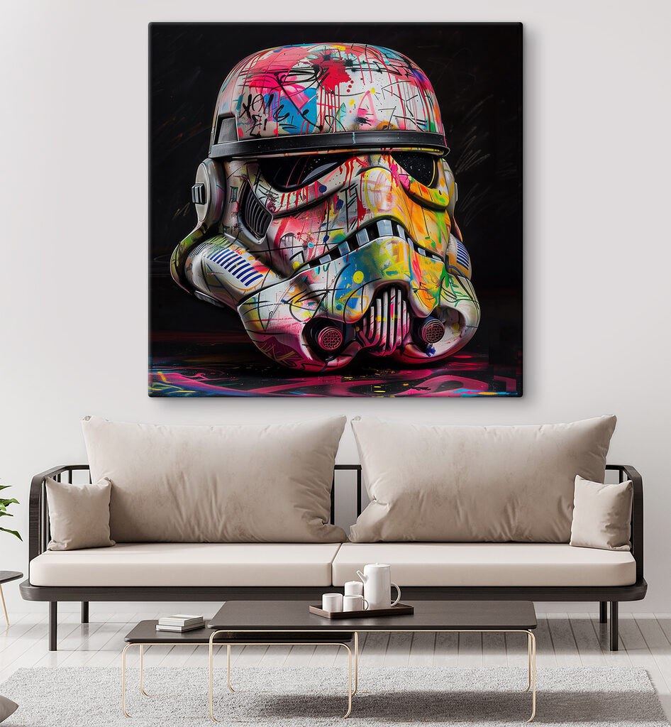 Colorful storm trooper helmet Colorful storm trooper helmet