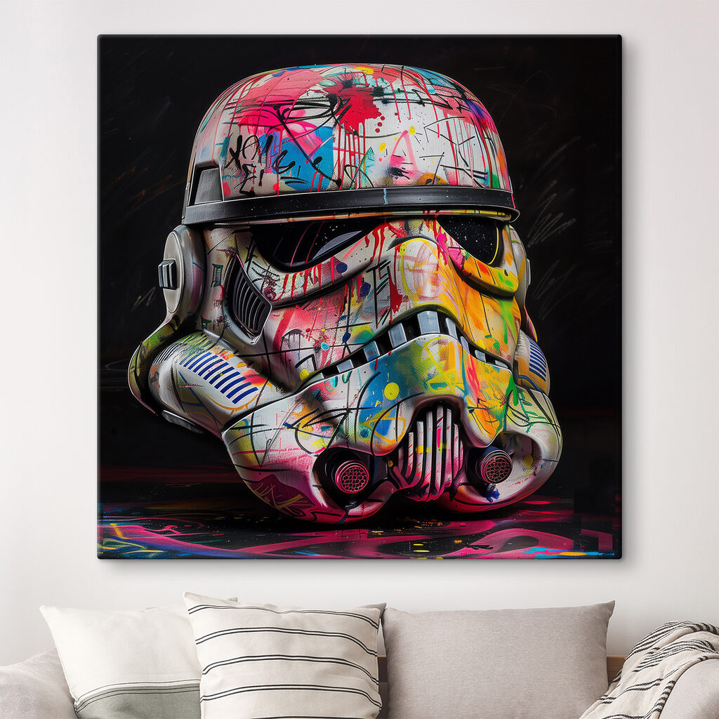 Colorful storm trooper helmet Colorful storm trooper helmet