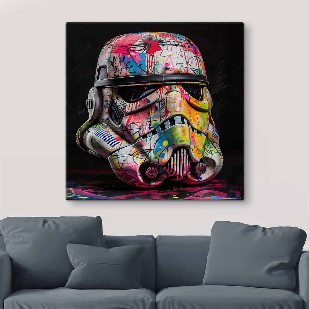 Colorful storm trooper helmet Colorful storm trooper helmet