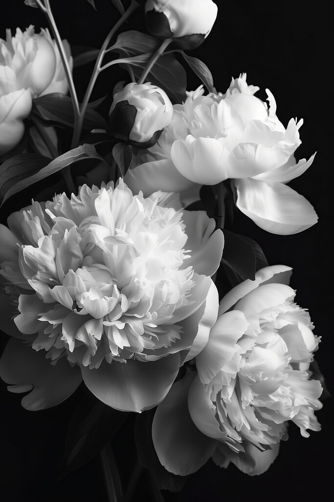 Group of white flowers