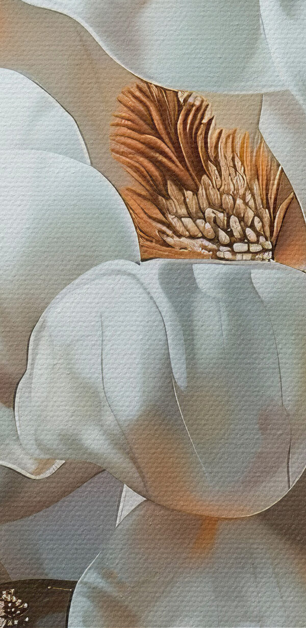 Painting of a white flower