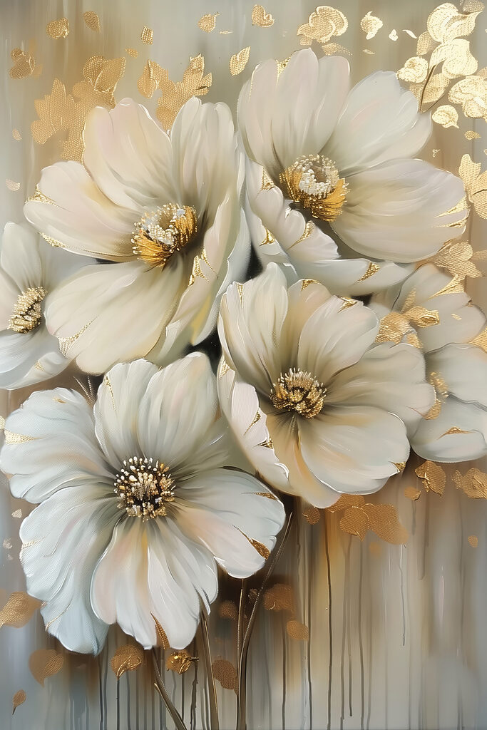 Elegant blossoms with soft hues