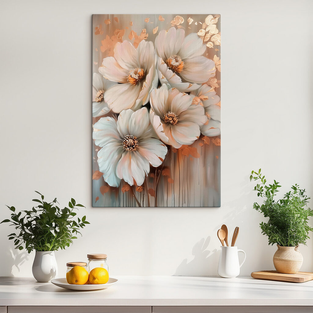 Elegant blossoms with soft hues