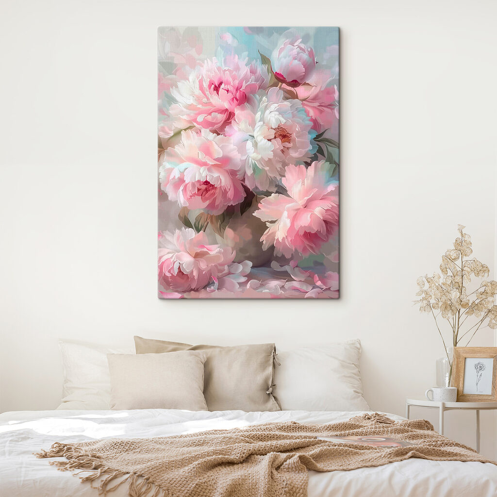 Delicate blooms in soft pastels