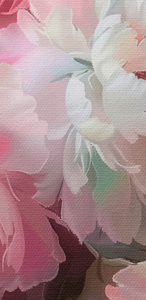 Delicate blooms in soft pastels
