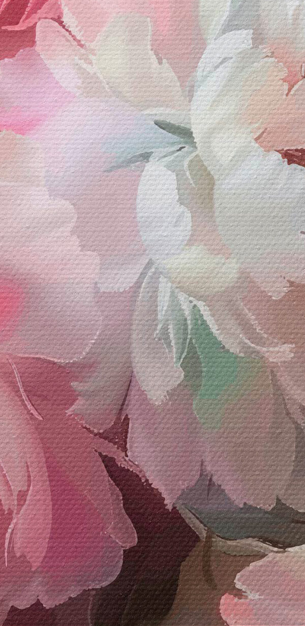Delicate blooms in soft pastels