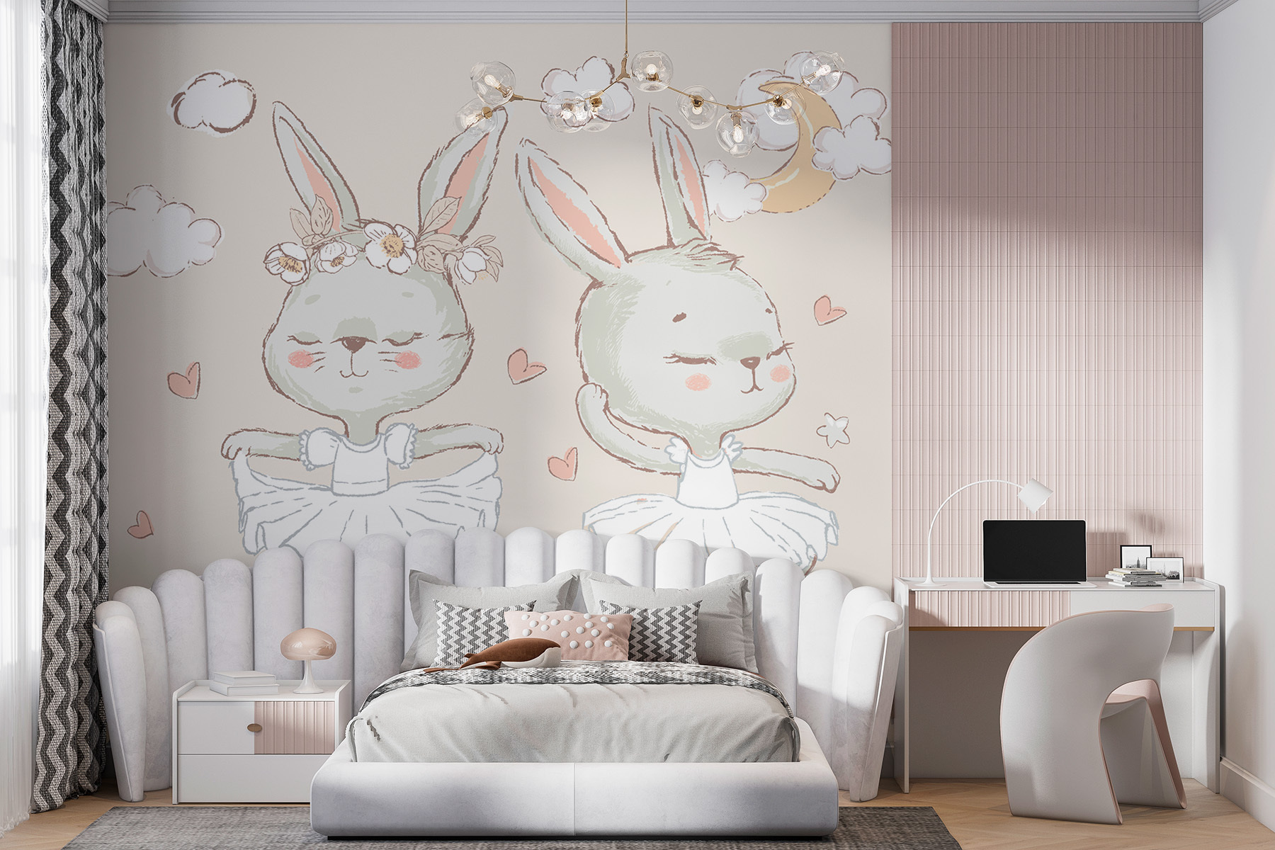 Couple of bunnies in ballet tutu