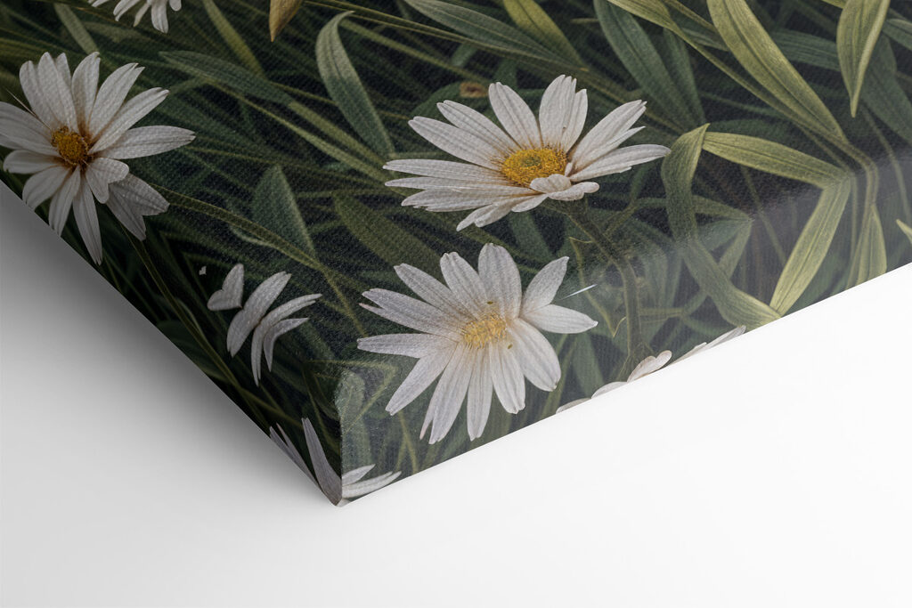 Field of white flowers Field of white flowers