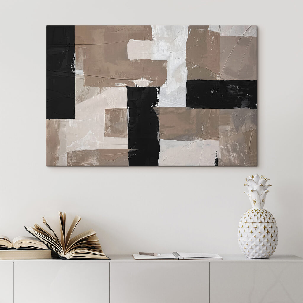 Painting of squares and rectangles