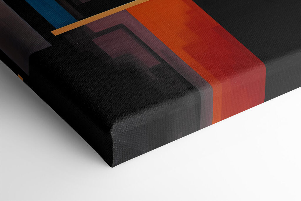 Painting of a city Painting of a city