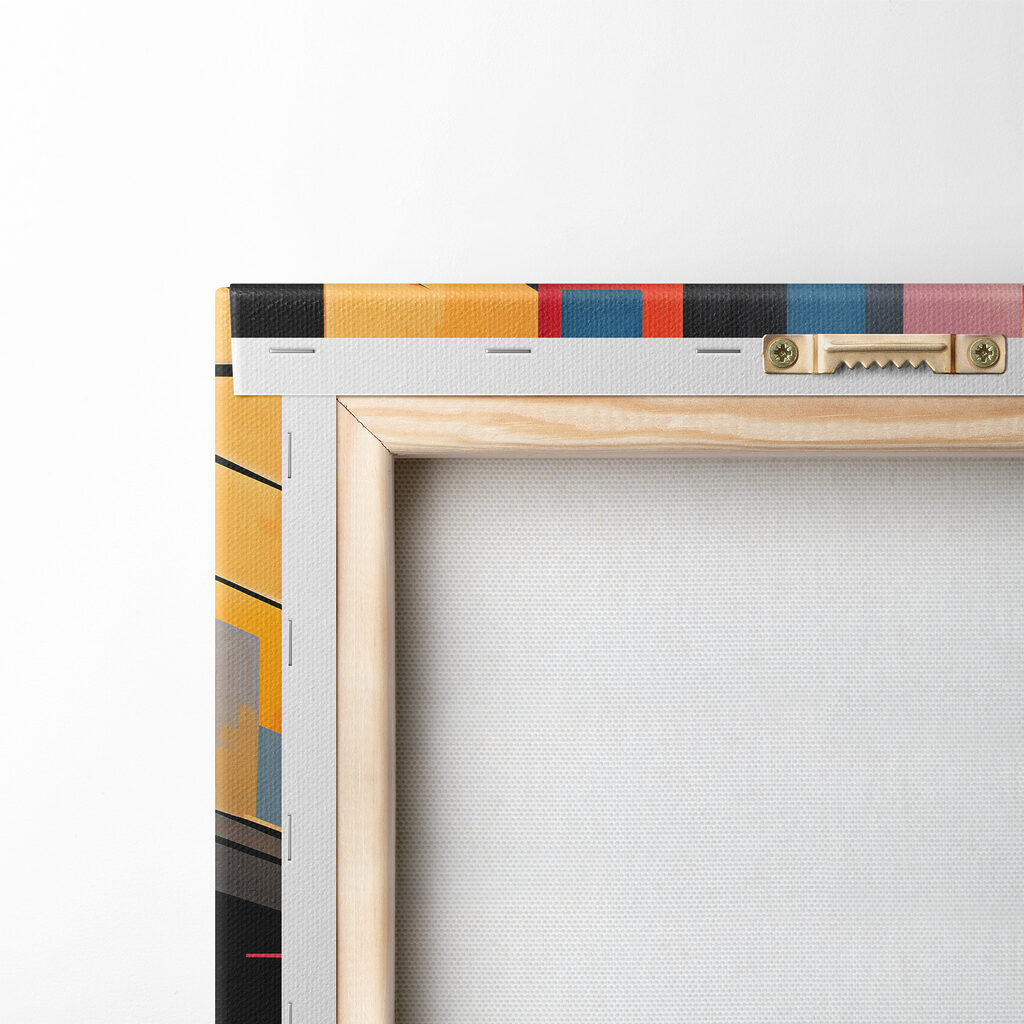 Painting of a city Painting of a city