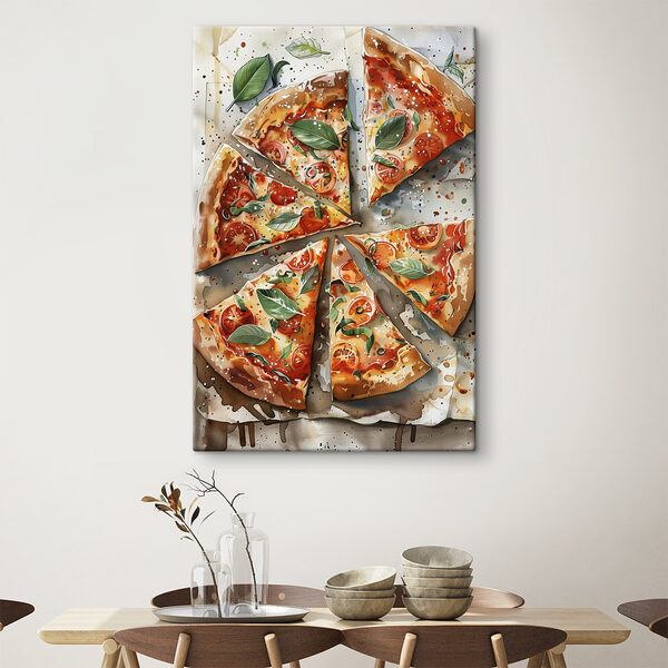 Pizza s paradajkami a bazalkou Pizza s paradajkami a bazalkou