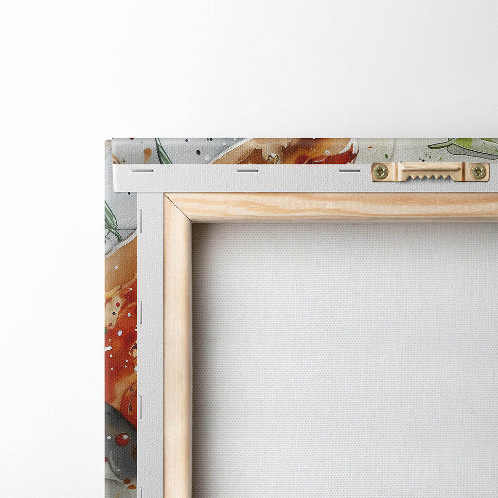 Pizza with tomatoes and basil