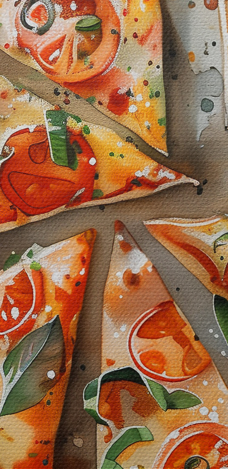Pizza s paradajkami a bazalkou