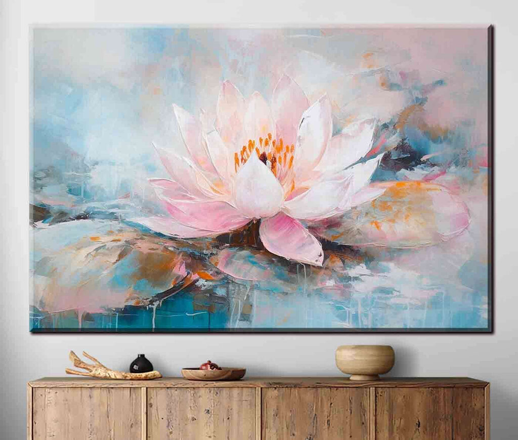 Painting of a flower Painting of a flower