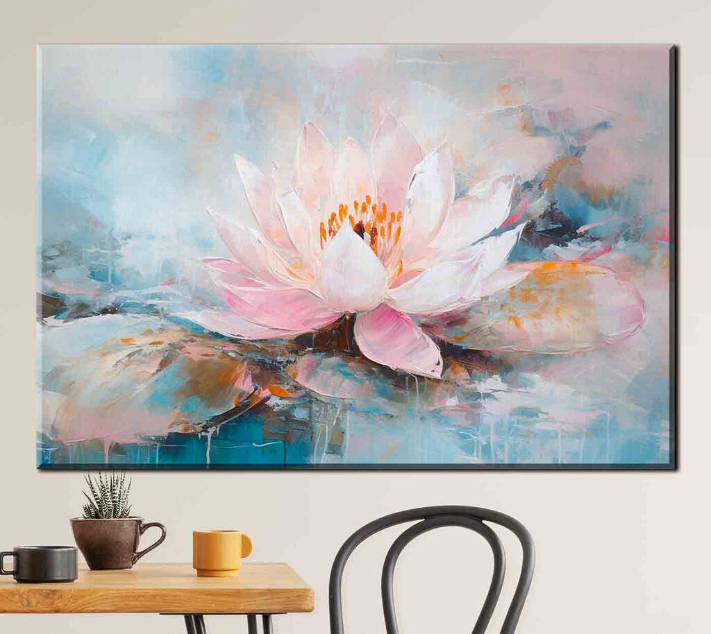 Painting of a flower Painting of a flower