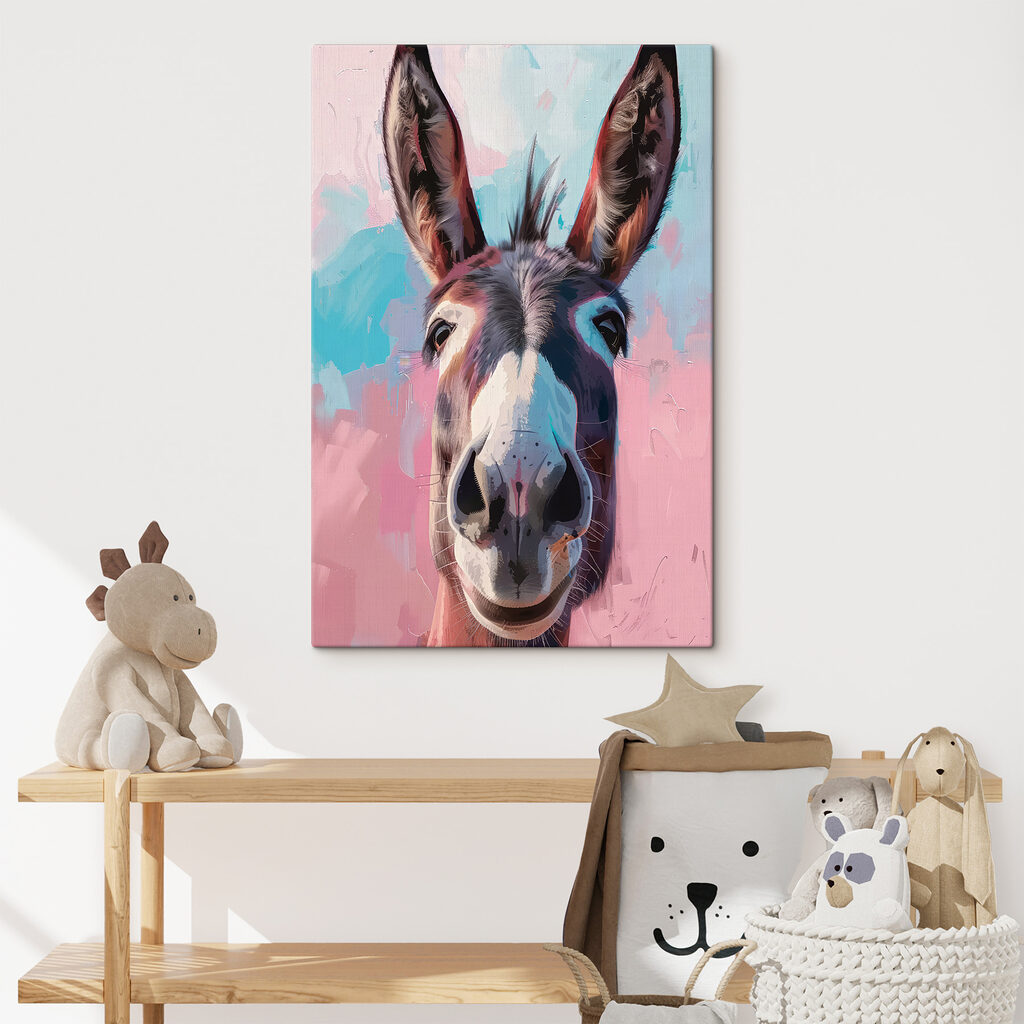 Close up of a donkey's face Close up of a donkey's face