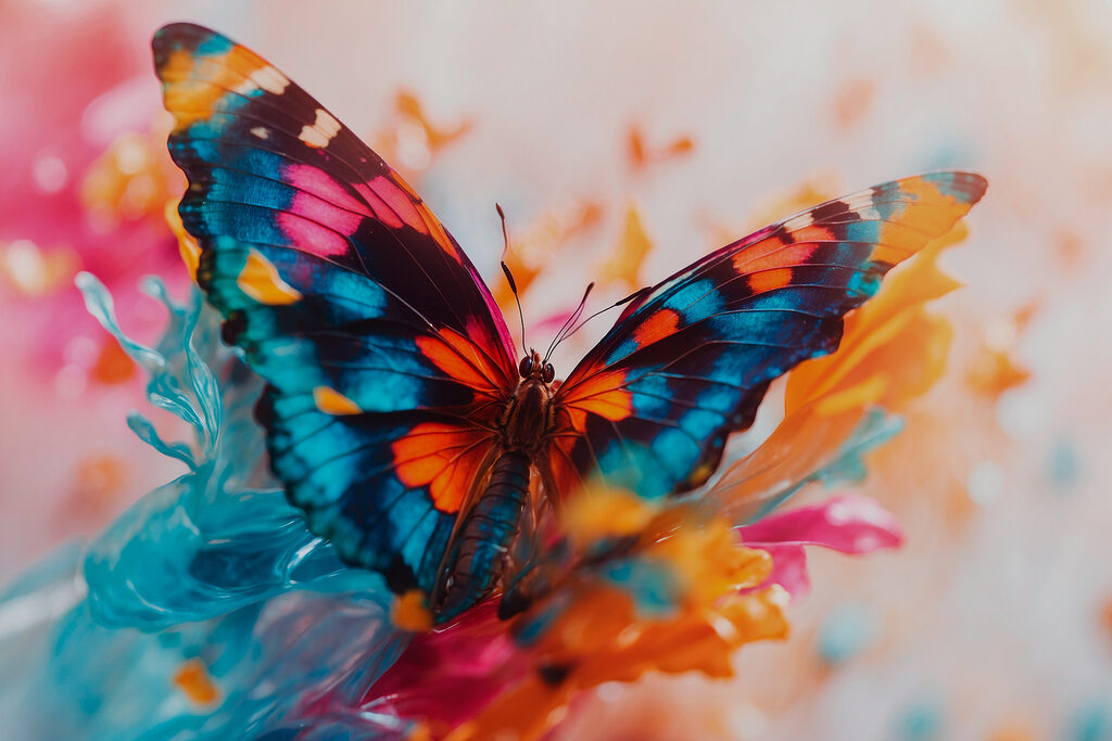 Butterfly on a flower Butterfly on a flower