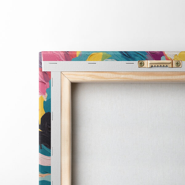 Colorful painting of flowers