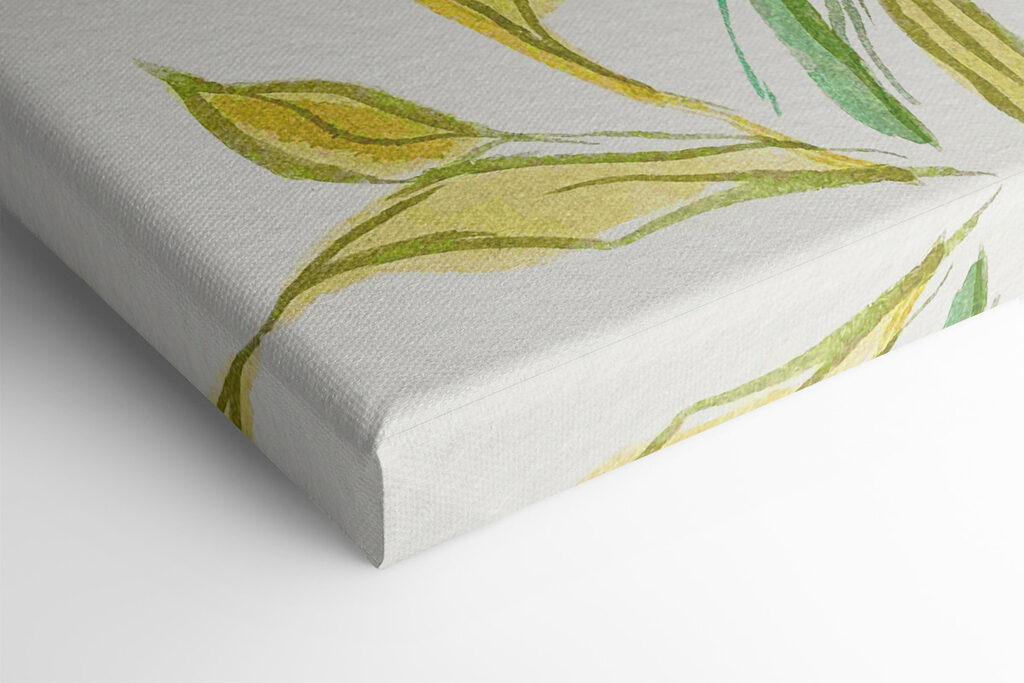 Painting of flowers and leaves Painting of flowers and leaves