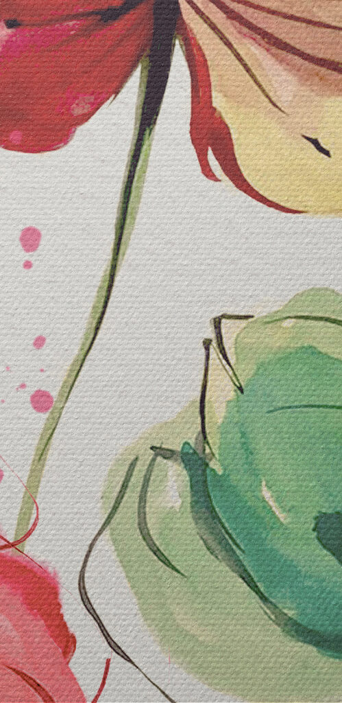 Watercolor painting of flowers Watercolor painting of flowers