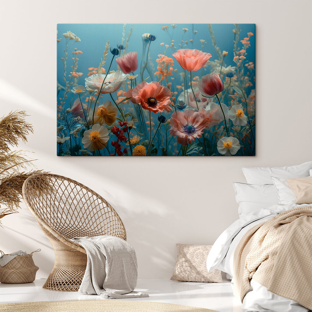 Group of flowers in a field Group of flowers in a field