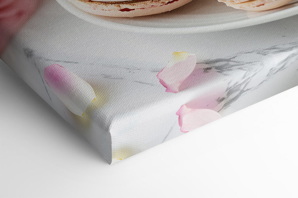 Cup of coffee and cookies on a plate Cup of coffee and cookies on a plate