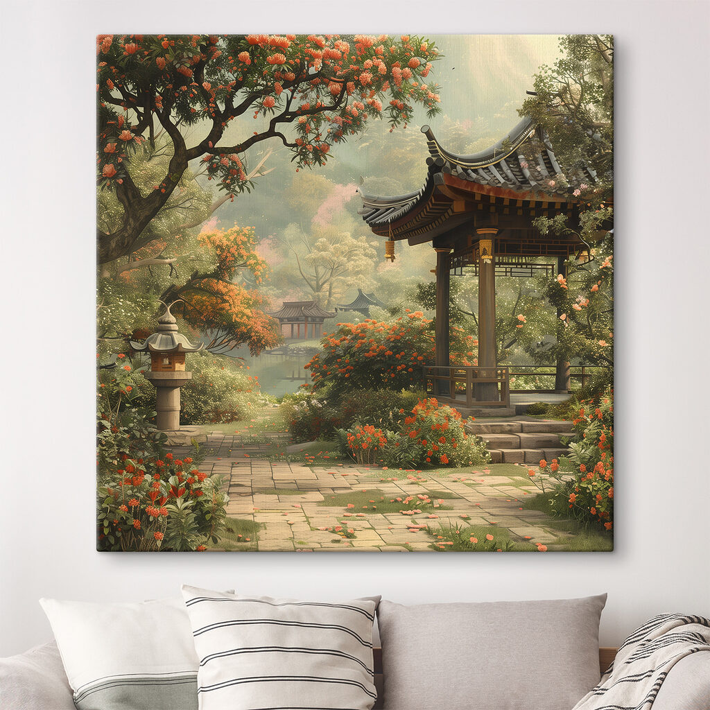 Gazebo in a garden Gazebo in a garden