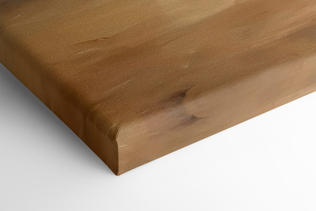 Landscape with mountains and fog