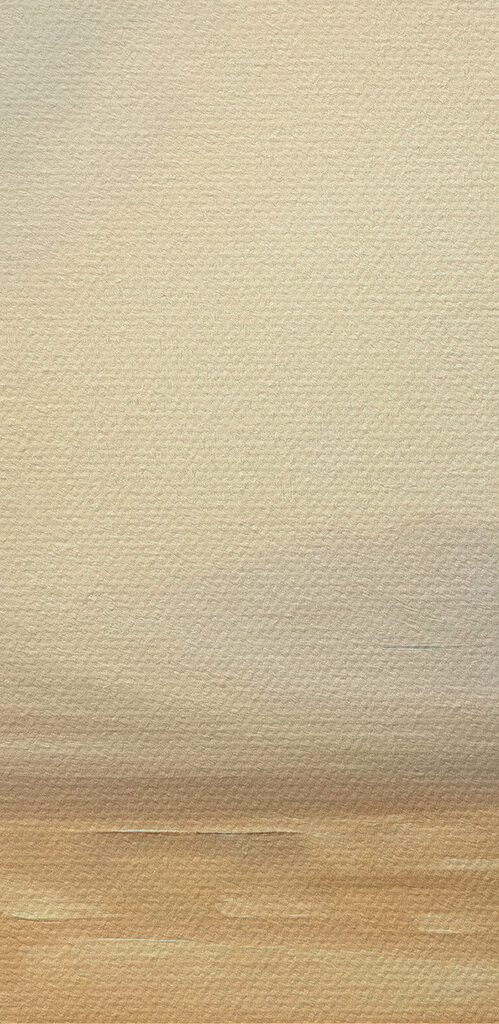 Landscape with mountains and fog