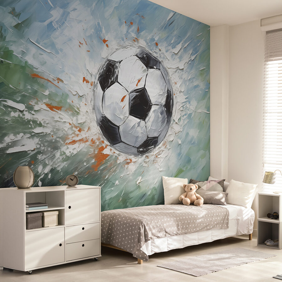 Maľovanie futbalovej lopty