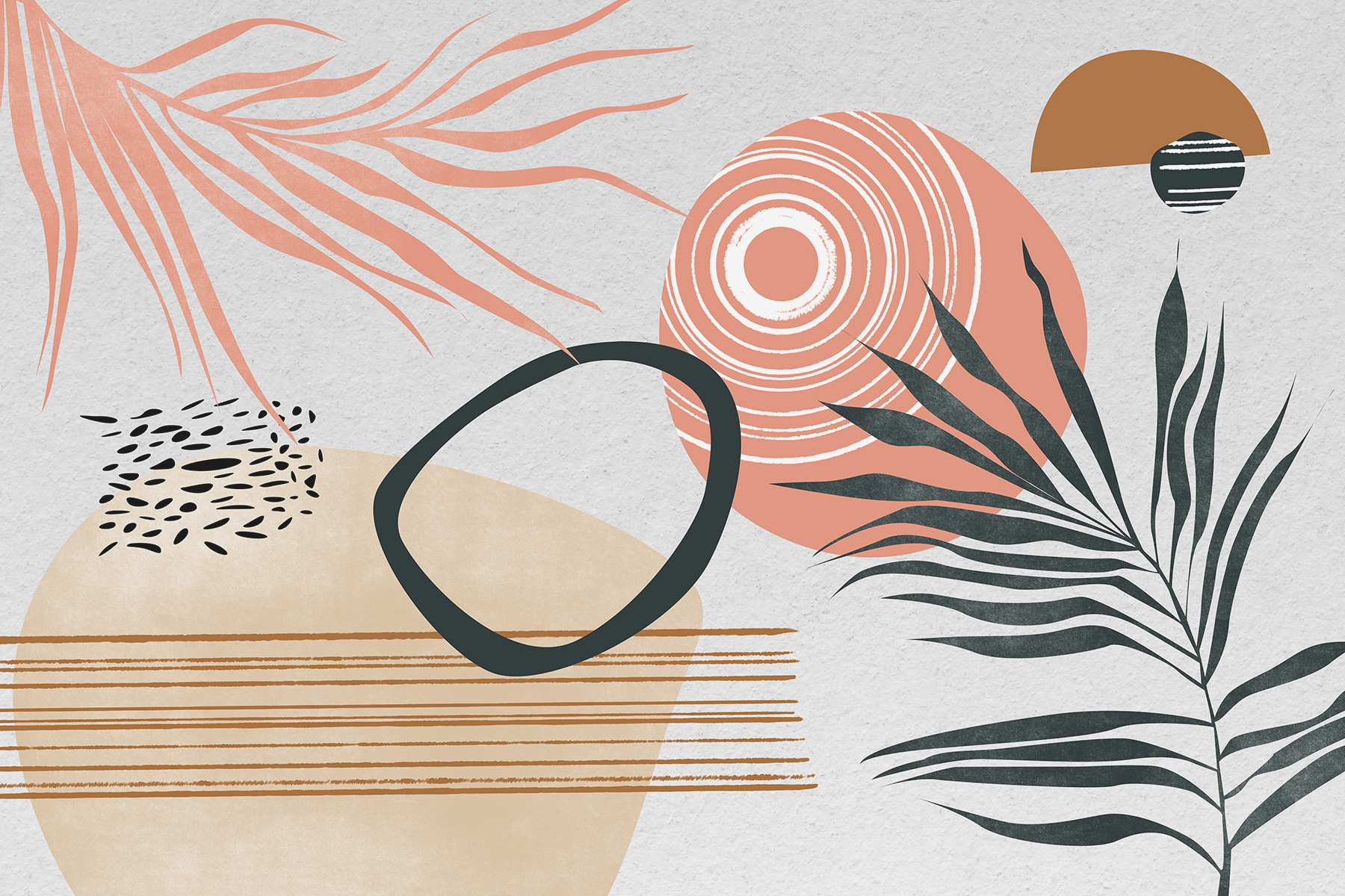 Art piece of art with different shapes and colors Art piece of art with different shapes and colors