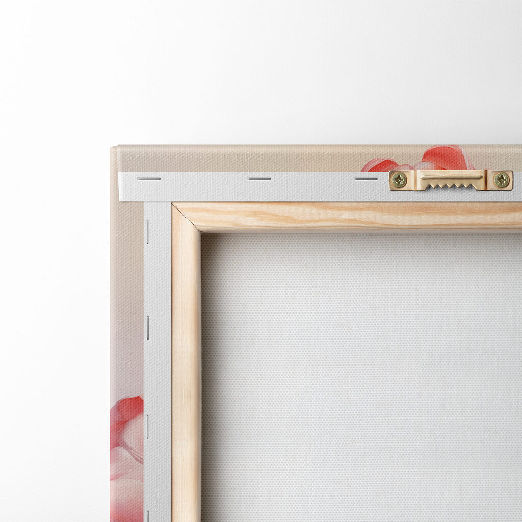 Painting of pink tulips Painting of pink tulips