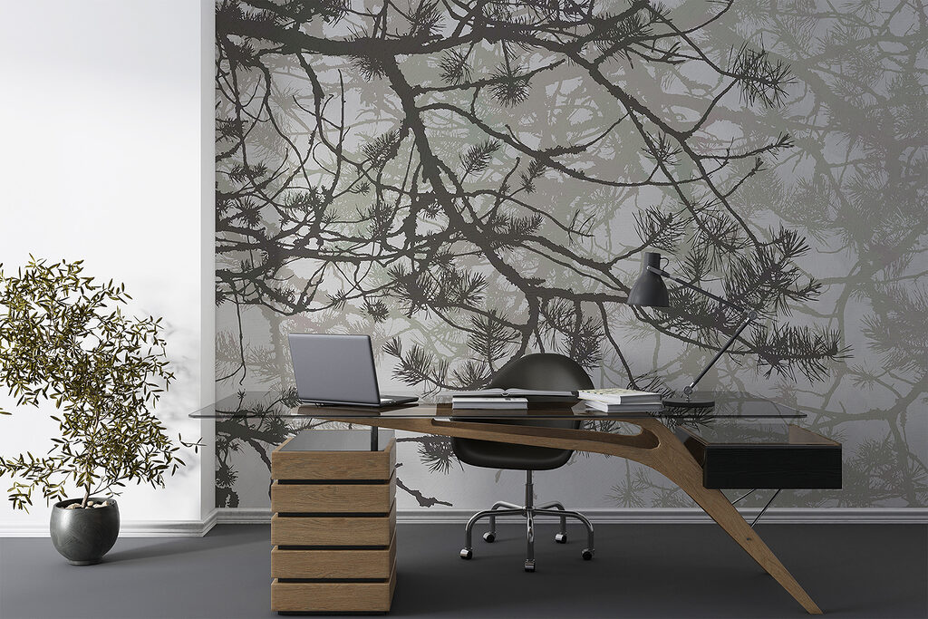 Tree branches with needles Tree branches with needles