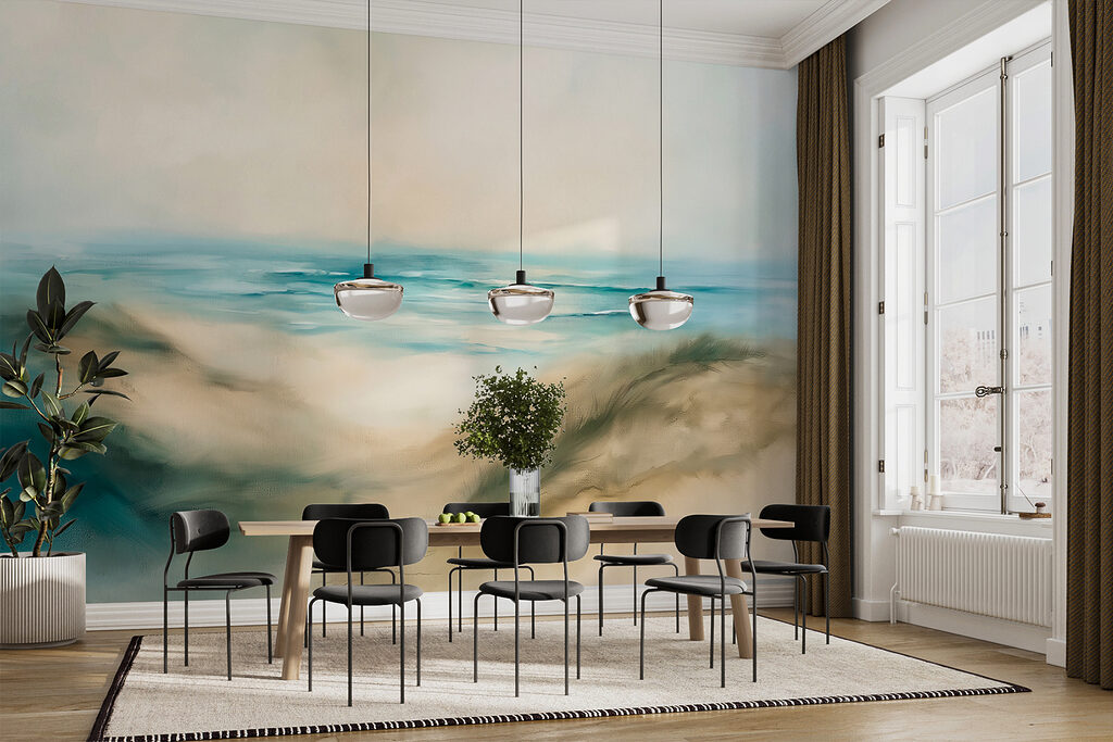 Painting of a beach Painting of a beach