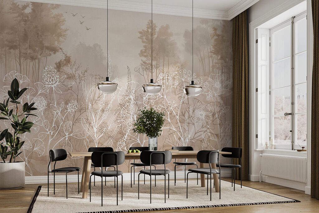 Drawing of plants and trees Drawing of plants and trees