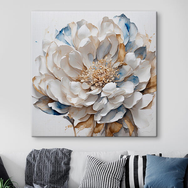 Elegant floral artistry in soft tones