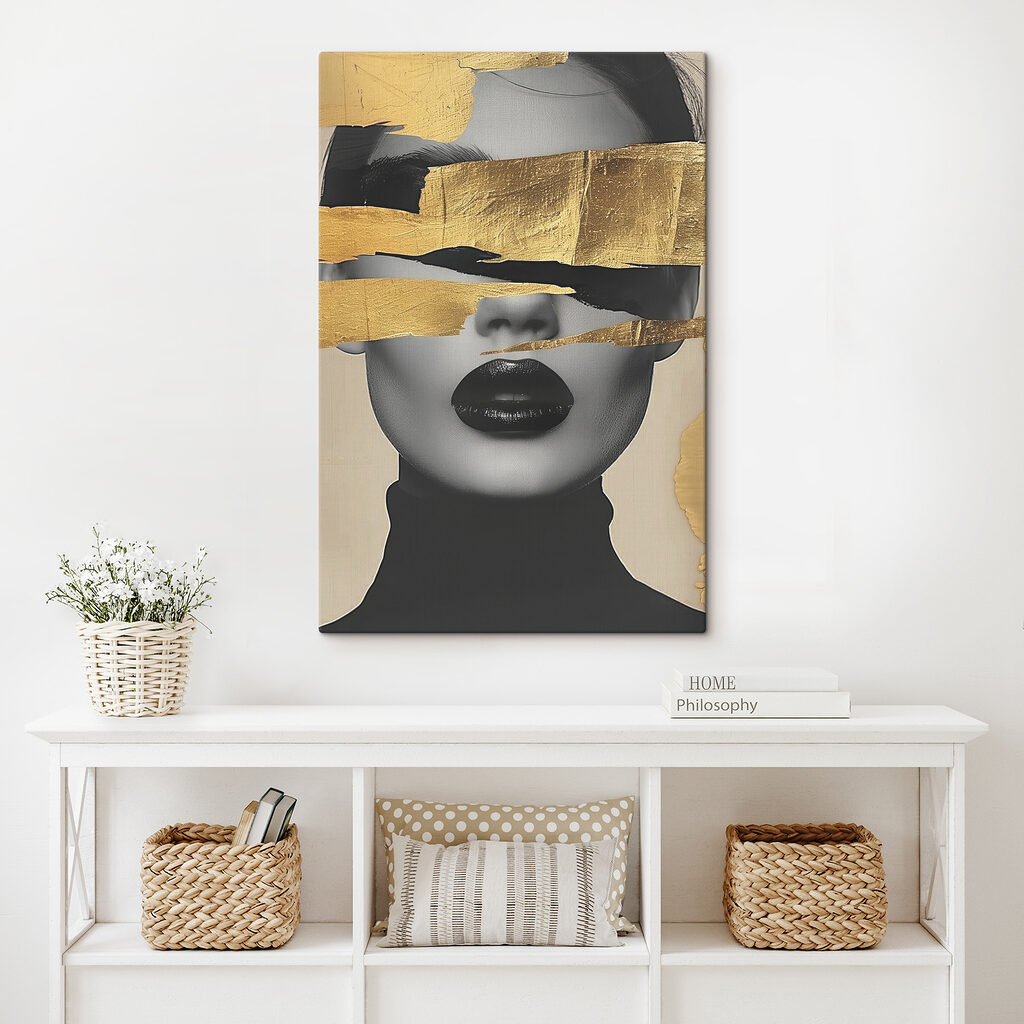 Abstract elegance with bold strokes