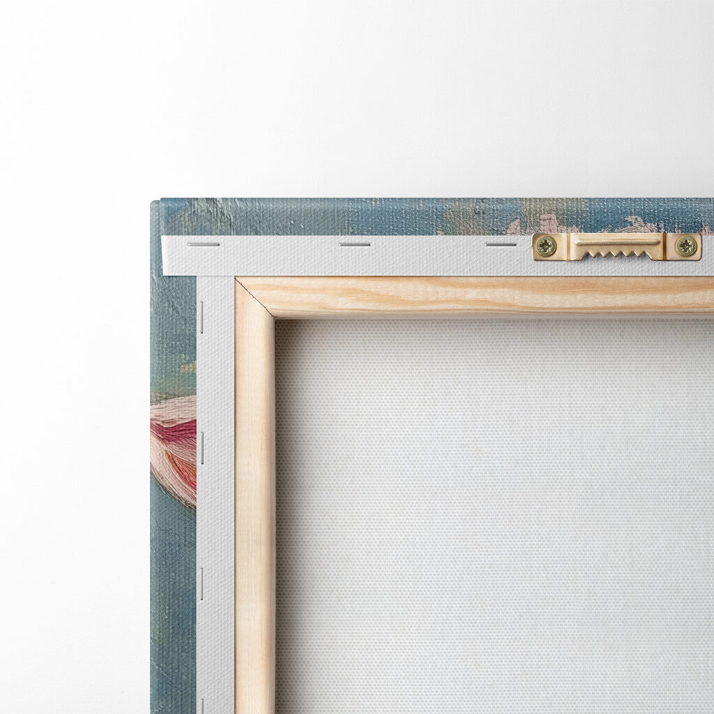 Painting of a pink sheep Painting of a pink sheep