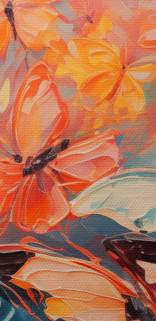 Group of butterflies on a blue background Group of butterflies on a blue background