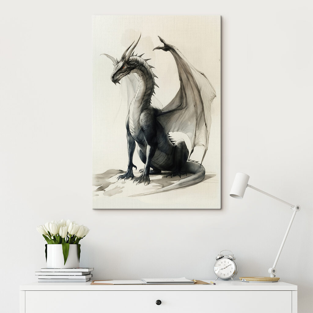 Drawing of a dragon