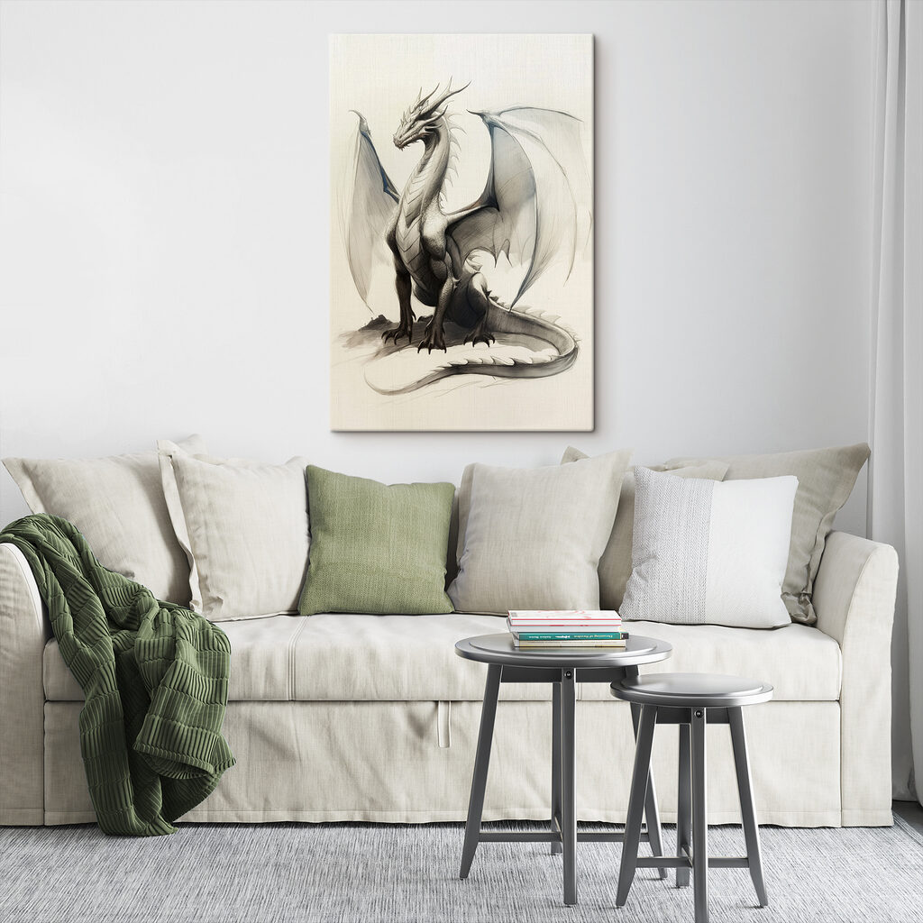 Drawing of a dragon